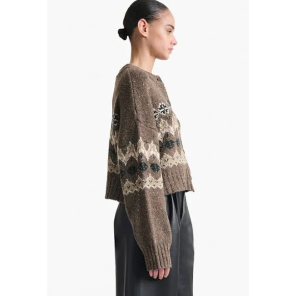 Altuzzara Cammie Sweater Oak Moss Fairisle M - Picture 4 of 9